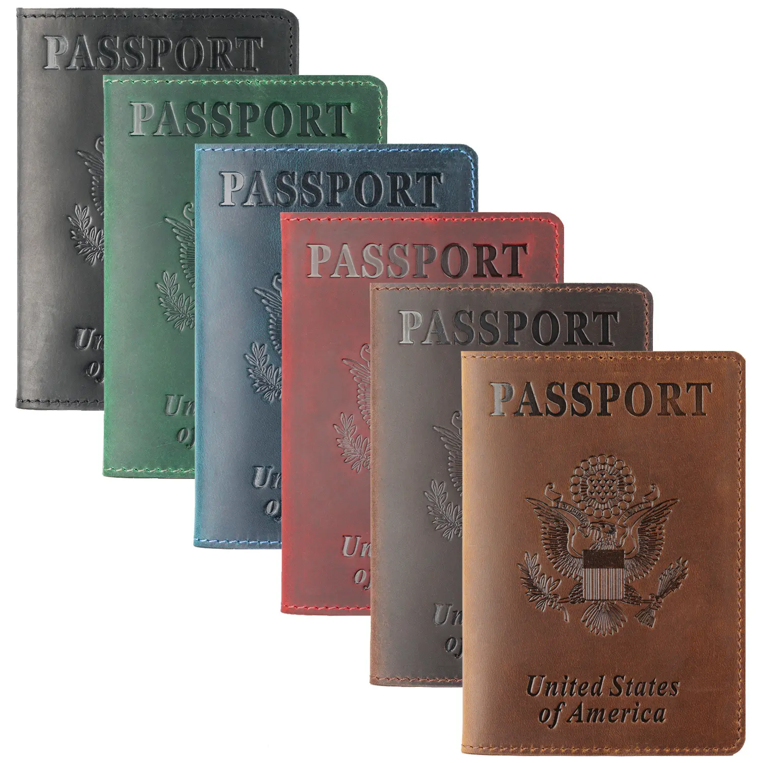 Da Bìa hộ chiếu sang trọng tùy chỉnh thiết kế chính hãng da Hộ chiếu chủ Ví du lịch