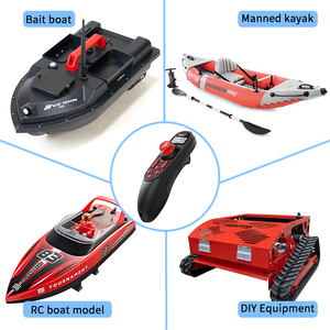 HOTRC DS600 - Sistema de Radiocontrol con Transmisor de Plástico de 6 Canales y 2.4GHz con Receptor F-06A para Barco RC, Coche de Juguete - Product Image 6