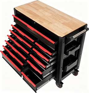 Coffret à <span class=keywords><strong>outils</strong></span> roulant robuste avec 691 pièces, ensemble <span class=keywords><strong>complet</strong></span> d'<span class=keywords><strong>outils</strong></span>, <span class=keywords><strong>chariot</strong></span> à <span class=keywords><strong>outils</strong></span> pour mécanicien - Product Image 3