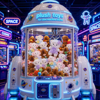 Peluches de loterie d'arcade en gros pour machine à griffes, animaux en peluche doux, modèles variés pour enfants, pour distributeurs automatiques et magasins de jouets