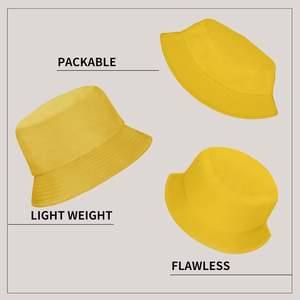 Chapeau seau avec logo personnalisé DIY Chapeaux de pêcheur unisexe pour adultes - Product Image 4