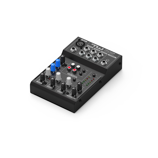 5 Channel Audio Mixer USB Interface Microphone Pre Amplifier 48V Phantom Power MAX502USB