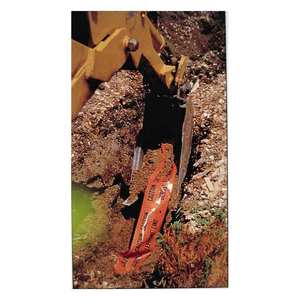 Cinta de advertencia subterránea de material PE no Adhesivo resistente a la intemperie para líneas de riego Barrera de precaución - Product Image 6