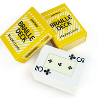 Cartes à jouer de poker personnalisées en PVC 100% plastique, imperméables, écologiques, avec des motifs personnalisés pour la publicité classique