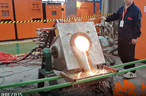 8000KG <b>Copper</b> Melting Induction Furnace with Motor Core Components Automatic <b>Ingot</b> Casting Mold Crucible - Product Image 2