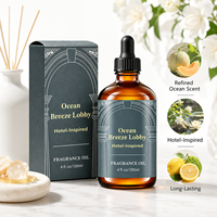 Diffuseur de parfum à bâtonnets aux huiles essentielles, senteur inspirée des hôtels, OEM ODM, 120 ml, désodorisant de luxe pour hôtels et maisons, aromathérapie, pressé à froid, 100% pur