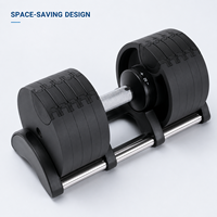 Ensemble de haltères réglables en acier pour la maison, équipement de musculation et de fitness, 20 kg, 24 kg, 32 kg, 36 kg
