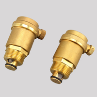 Vanne de purge automatique thermostatique latérale en laiton de qualité supérieure 1/2\" DN15 pour chauffe-eau solaire et CVC