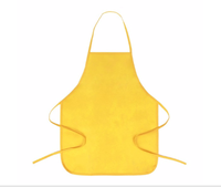 Tablier imperméable de preuve d'huile de bavoir d'invité de restaurant non tissé jetable