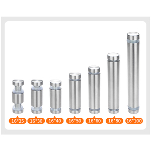 12*30mm or argent noir blanc publicité boulons et écrous en acier inoxydable brossé creux Type entretoise matériel boulons attaches - Product Image 3