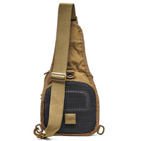 Sacs à bandoulière réglables et amovibles, fermeture éclair en nylon, sac bandoulière, sac de poitrine imperméable pour la pêche et la chasse