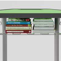 Établi de laboratoire de classe d'université table et chaise hexagonales ensemble de mobilier scolaire
