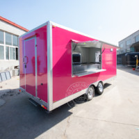 Remorques alimentaires fourgon alimentaire camion alimentaire de crème glacée mobile
