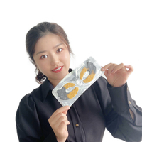 Parche de máscara de ojo nutritivo doble exquisito personalizable Ojo de diosa con caviar de oro negro para piel seca sensible