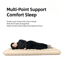 Colchón de Aire Inflable para Acampar al Aire Libre, Personalizado, Grueso, de TPU, Resistente a la Humedad, Impermeable, Cama Inflable para Acampar
