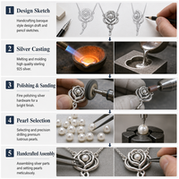Perles d'eau douce blanches en spirale, presque rondes, à fort lustre, 6,5-7 mm, en vrac, pour la création de bijoux DIY