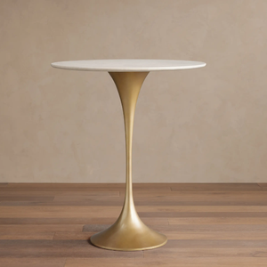 Tavolo <span class=keywords><strong>da</strong></span> Bar Rotondo <span class=keywords><strong>di</strong></span> <span class=keywords><strong>Lusso</strong></span> con Piano in Marmo per <span class=keywords><strong>Sala</strong></span> <span class=keywords><strong>da</strong></span> <span class=keywords><strong>Pranzo</strong></span> - Product Image 1