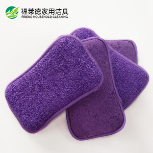 Esponja de Limpieza Morada para Cocina, Forma Rectangular, para Limpiar Muebles - Product Image 3