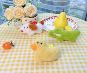 Siêu Dễ Thương Động Vật Sang Trọng Keychain Đồ Chơi Sang Trọng Chim Cánh Cụt Thỏ Vịt Trái Cây Móc Khóa Búp Bê Cho Căng Thẳng Cứu Trợ Món Quà - Product Image 6