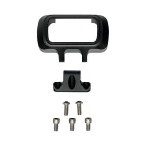 Kit de montage en aluminium noir Kodlin USA Digital Gauge Bezel pour Harley Softail 2018-2024 Ascent Pro Riser KUS55137 - Product Image 1