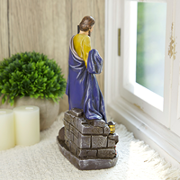 Produits en stock Statues religieuses catholiques en résine Image Sainte Famille Figurine de la Sainte Famille Crèche 18,5 cmH Sainte Famille