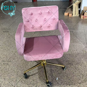 Hot hiện đại tiệm hớt tóc có thể điều chỉnh xoay cắt tóc Styling ghế Nail Spa y tế móng chân thợ cắt tóc Thẩm mỹ viện phân với bánh xe - Product Image 6