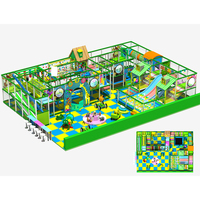 Ensemble de terrain de jeux intérieur commercial et trampoline, aire de jeux intérieure souple, équipement de terrain de jeux pour enfants en vente