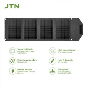 Outdoor Camping ETFE 24W Portable Solar Panel <b>Chargers</b> Folding 24w Foldable Solar Panel - Product Image 4