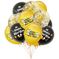 2027 Frohes Neues Jahr Party-Dekorationsset Neujahrsflagge Lamian-Nudeln Silvester-Kuchenplakette Ballon