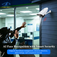 Cámara IP Inteligente con IA HFSecurity X40Y, Reconocimiento Facial, Enfoque Automático, Detección de 32 Rostros, IR/WIFI, P66, Reconocimiento Facial para Exteriores