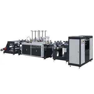 Continuous plastic rolling garbage bag making machine/poly roll garbage bag making machine/Rolling trash bag making machine