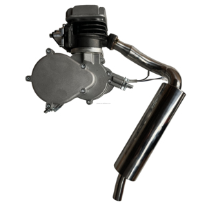 Tốt Nhất Yên Tĩnh Ống Động Cơ Xe Đạp <span class=keywords><strong>2</strong></span> Đột Quỵ <span class=keywords><strong>70cc</strong></span> Động Cơ Kit Bore47mm Sắt 6HP Tự Làm Phụ Kiện Xe Đạp - Product Image 1