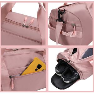 Sac de voyage pliable multifonctionnel en tissu avec logo personnalisé, grand sac de sport et de gym, sac de sport pour l'entraînement - Product Image 3