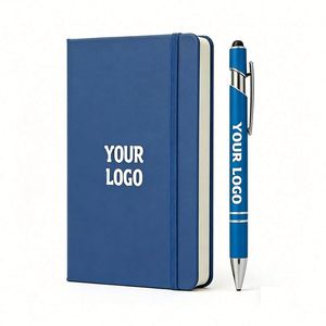 Promotion Custom Wholesale A6 A5 Personalized Printed Lined Hardcover <b>Note</b> <b>Book</b> PU Leather Journal Business Notebooks With Logo - Product Image 1