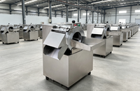 Hete Aanbiedingen Industriële Multifunctionele Fruit- en Groentesnijmachine met Motor 220V - Commerciële Aardappel- en Uiensnijmachine