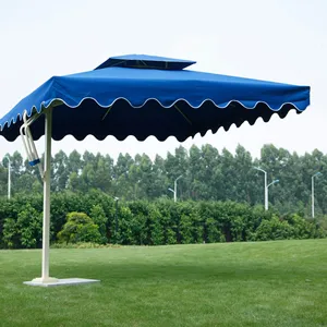 Tenda da giardino per esterni commerciale tenda parasole new deign outdoor sun led light patio roman parasole