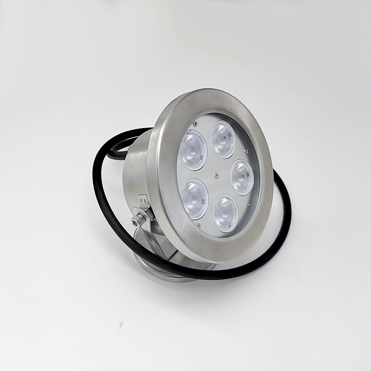 XYH Waterproof Ip68 12w/18w Stainless Steel Submersible Water Garden DMX512 Floating Fountain Rgbw Underwater Led Pool Lights