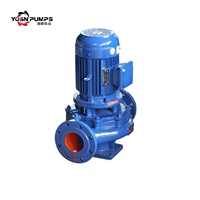 Pompa Booster Sentrifugal Vertikal 22.3m3/Jam, Head 16m, 2.2kw untuk Irigasi Sprinkler Lanskap