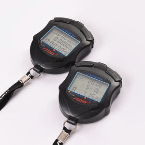 <span class=keywords><strong>Chronomètre</strong></span> numérique portable LCD avec mémoire de 10 pistes, <span class=keywords><strong>chronomètre</strong></span> sportif, chronomètres résistants à l'eau - Product Image 3