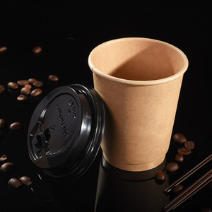 YU personalizar Logo taza de papel de café desechable con tapa taza de papel de café caliente desechable taza de café de papel desechable - Product Image 6