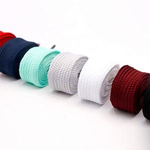 Cordones de poliéster planos de 2.5 cm de ancho, de color sólido y una sola capa, para zapatillas, sombreros, ropa y accesorios de cuerda. - Product Image 3