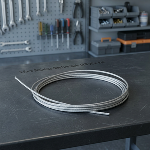 Fil d'acier en bobine RSD GLOBAL, couleur argent, qualité construction robuste, acier inoxydable 316, norme AiSi n°1, soudage et découpe - Product Image 4