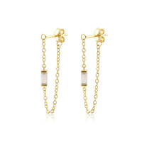 Déclaration empilable S925 argent luxe Marquise couleur Zircon chaîne boucles d'oreilles pour femmes gland influenceur Style
