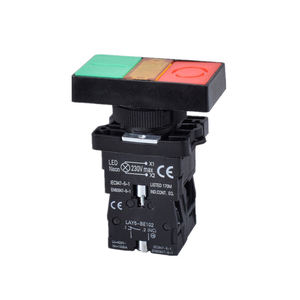 Interrupteur à bouton en plastique avec capuchon haute visibilité 10A IP65 pour appareils électroménagers en conditions de faible luminosité Boîtier en plastique transparent - Product Image 1