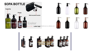 OEM ODM Ensemble <span class=keywords><strong>distributeur</strong></span> personnalisé de 500ml de <span class=keywords><strong>savon</strong></span> triple liquide <span class=keywords><strong>mural</strong></span> pour les mains d'hôtel avec shampooing et après-shampoing Accessoires de salle de bain - Product Image 6