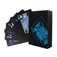 Cartes à jouer personnalisées imprimées sur mesure, jeu de poker personnalisé avec logo, jeu de cartes en plastique ou en papier de haute qualité, résistant à l'eau