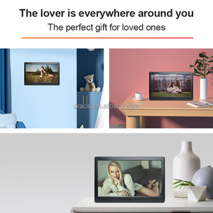 Venta al por mayor de 10 pulgadas Delgado LCD álbum de fotos digital de pantalla táctil USB Tarjeta de unidad con función WiFi y reloj para <span class=keywords><strong>comprar</strong></span> a granel - Product Image 4