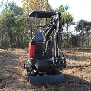 Mini-excavatrice électrique à chenilles en caoutchouc 1T 2T avec moteur hydraulique agricole et roulement, micro-pelle haute puissance de creusement, livraison gratuite - Product Image 2