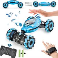 Auto de Acrobacias a Control Remoto de 2.4Ghz, 4WD, Transformable, con Sensor de Gestos, Juguete para Niños y Niñas