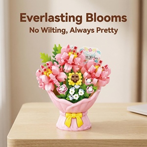 Kit de Construcción de Mini Bloques de Flores EPT, Decoración Permanente para el Hogar, Regalo para Adultos y Niños - Product Image 3